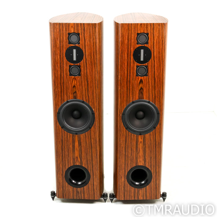 Philharmonic Audio BMR Tower Floorstanding Speakers; Zebrawood Pair