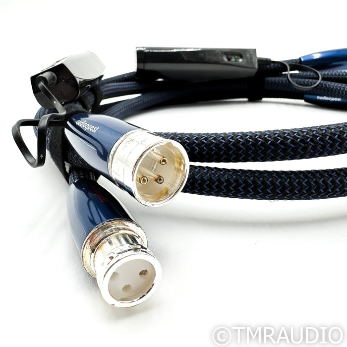 AudioQuest Water XLR Cables; 1m Pair Balanced Interconnects