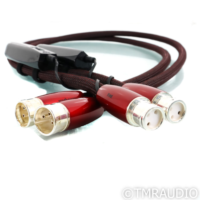 AudioQuest Fire XLR Cables; 1m Pair Balanced Interconnects