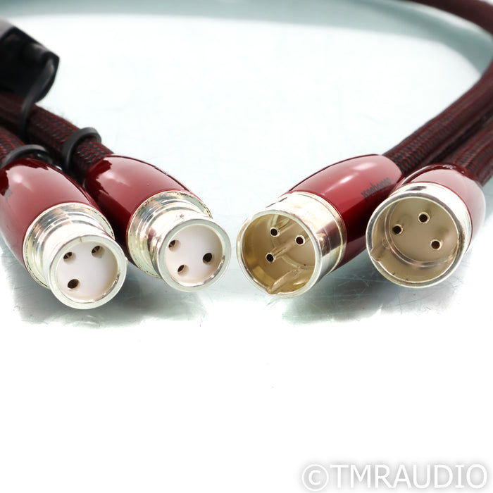 AudioQuest Fire XLR Cables; 1m Pair Balanced Interconnects