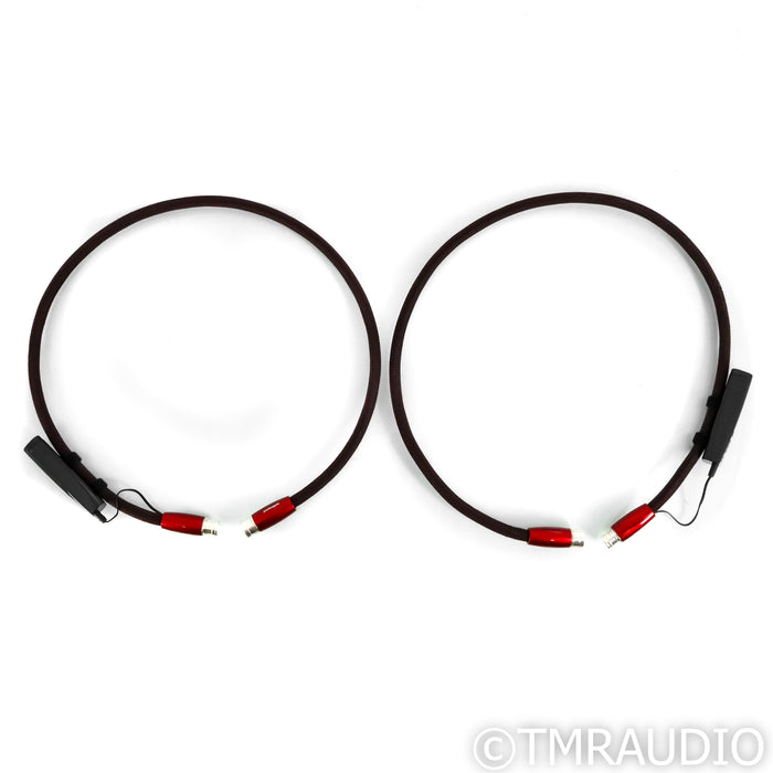 AudioQuest Fire XLR Cables; 1m Pair Balanced Interconnects
