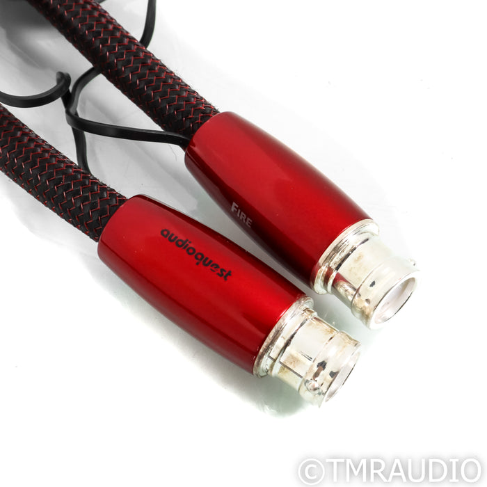 AudioQuest Fire XLR Cables; 1m Pair Balanced Interconnects