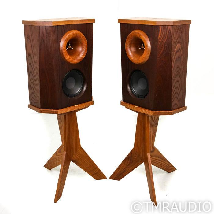 Fleetwood Sound Deville SQ Bookshelf Speakers; Pair w/ Stands & Optional Grills