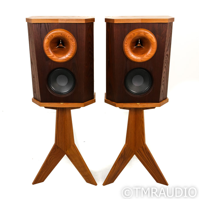 Fleetwood Sound Deville SQ Bookshelf Speakers; Pair w/ Stands & Optional Grills