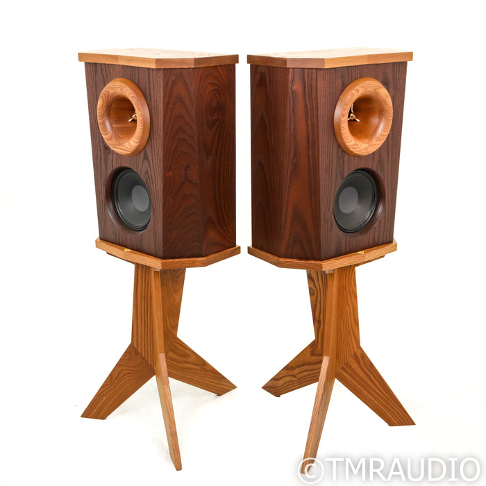 Fleetwood Sound Deville SQ Bookshelf Speakers; Pair w/ Stands & Optional Grills