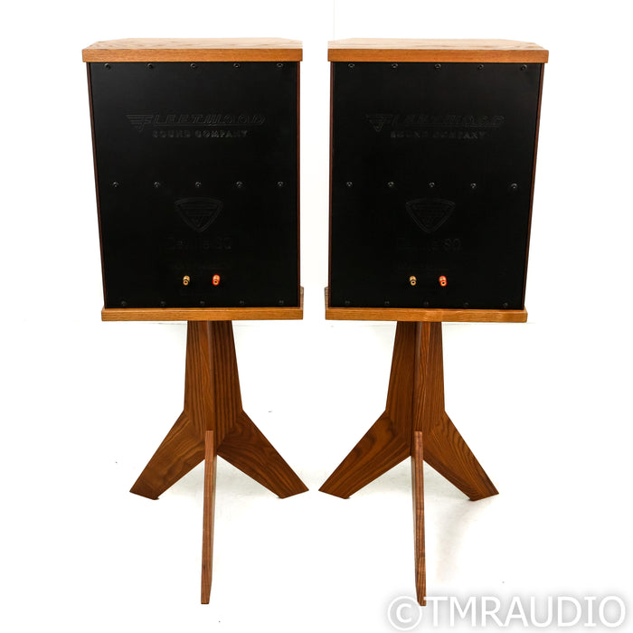 Fleetwood Sound Deville SQ Bookshelf Speakers; Pair w/ Stands & Optional Grills