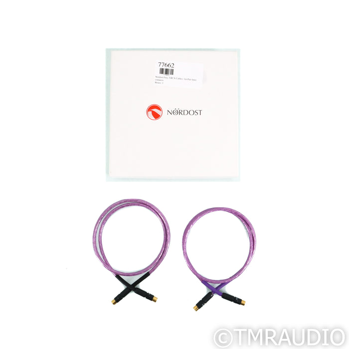 Nordost Frey 2 RCA Cables; 1m Pair Interconnects