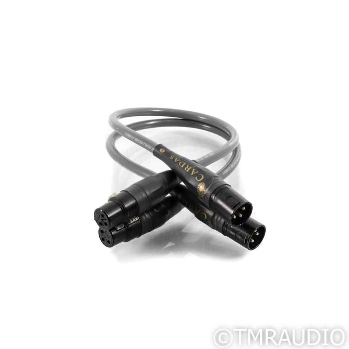 Cardas Audio MicroTwin XLR Cables; 0.5m Pair Balanced Interconnects