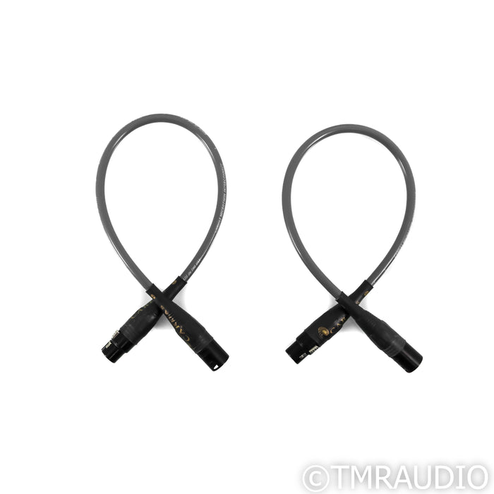 Cardas Audio MicroTwin XLR Cables; 0.5m Pair Balanced Interconnects
