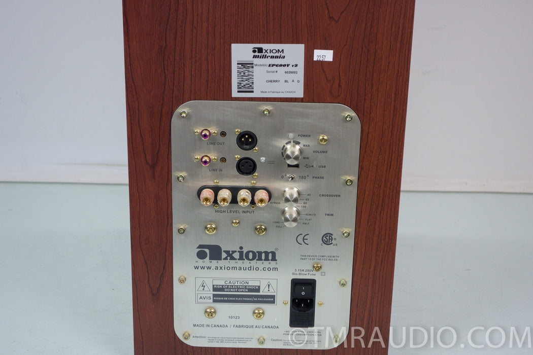 Axiom EP600 v.2 Subwoofer Cherry