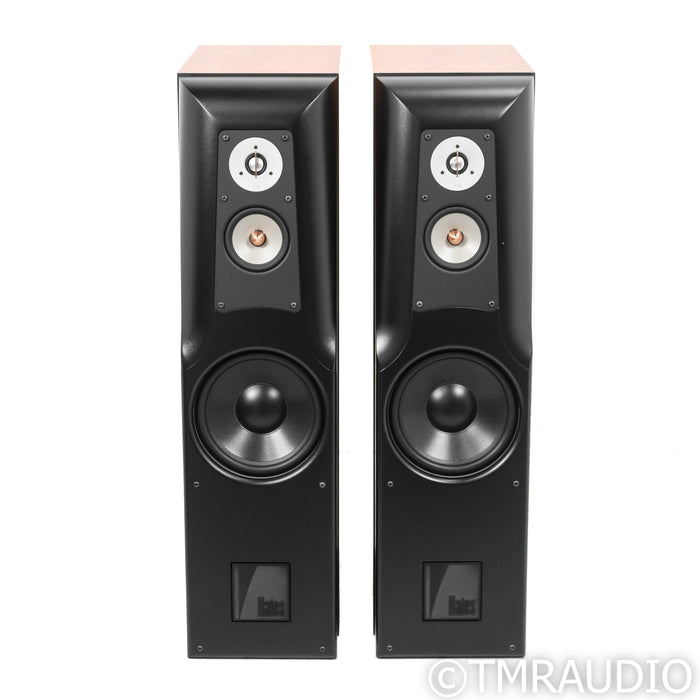 Hales Transcendence Five Floorstanding Speakers; Cherry Pair