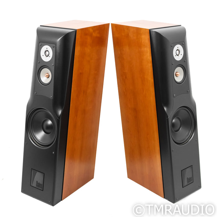Hales Transcendence Five Floorstanding Speakers; Cherry Pair