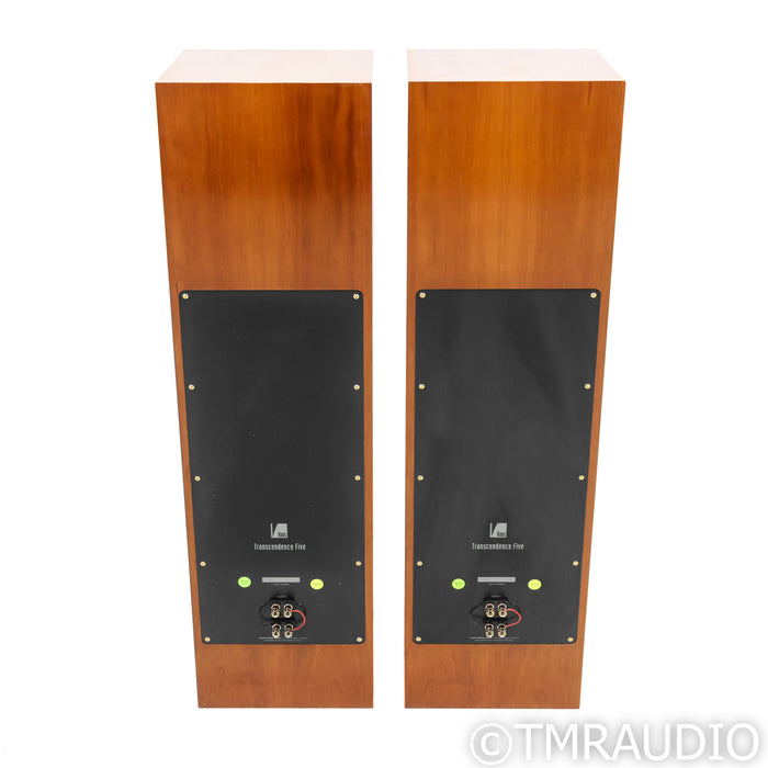 Hales Transcendence Five Floorstanding Speakers; Cherry Pair