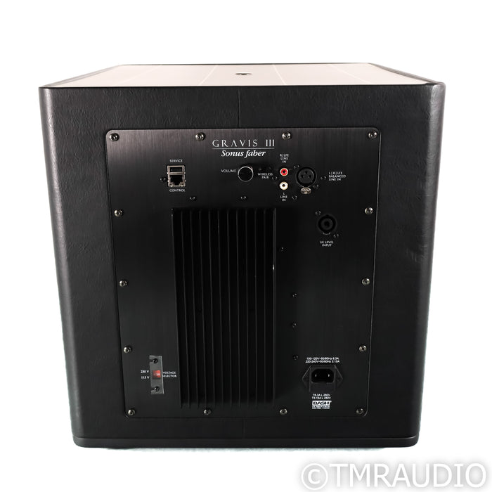 Sonus Faber Gravis III 10" Powered Subwoofer; Wenge
