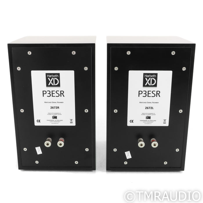 Harbeth P3ESR XD Bookshelf Speakers; Satin Black Pair