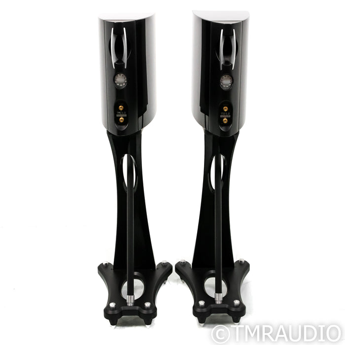 Raidho Acoustics TD1.2 Bookshelf Speakers; Black Pair w/ Stands