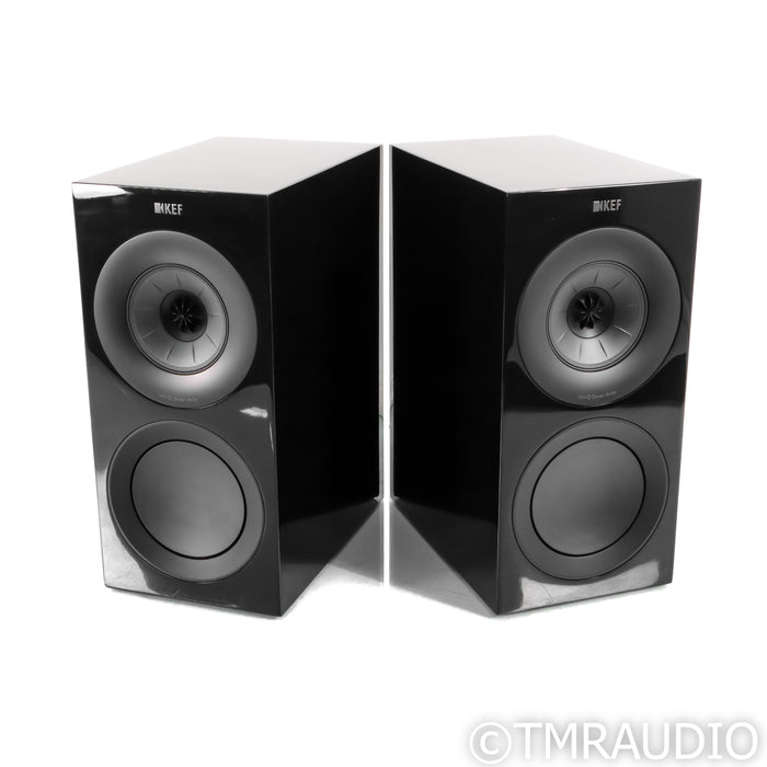 KEF R3 Bookshelf Speakers; Black Pair