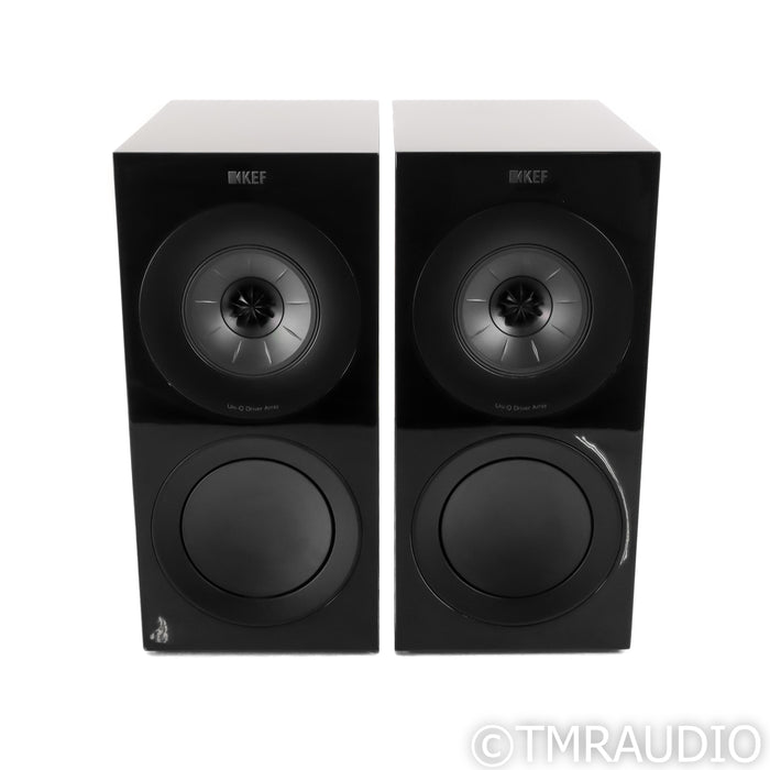KEF R3 Bookshelf Speakers; Black Pair