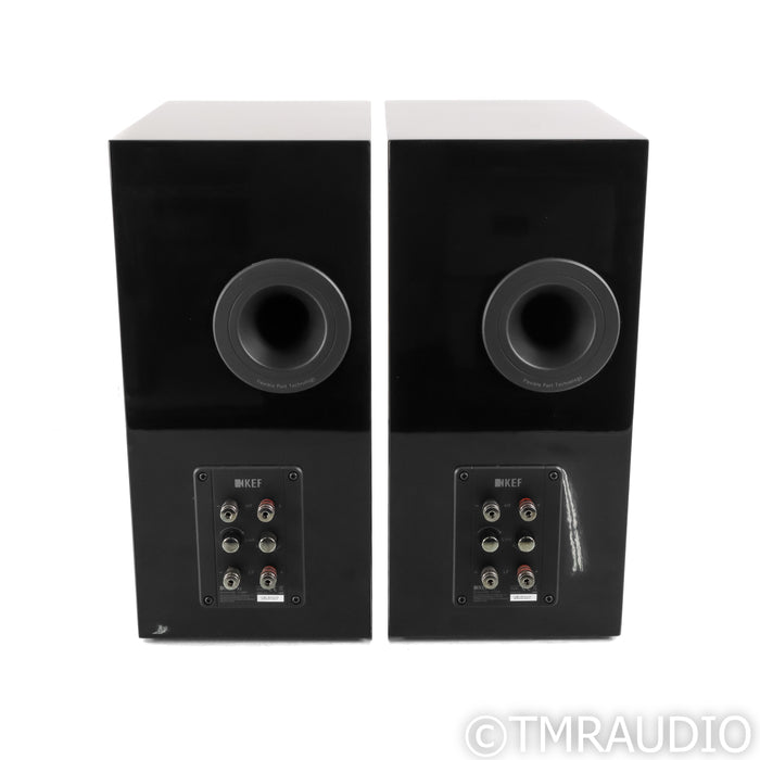 KEF R3 Bookshelf Speakers; Black Pair