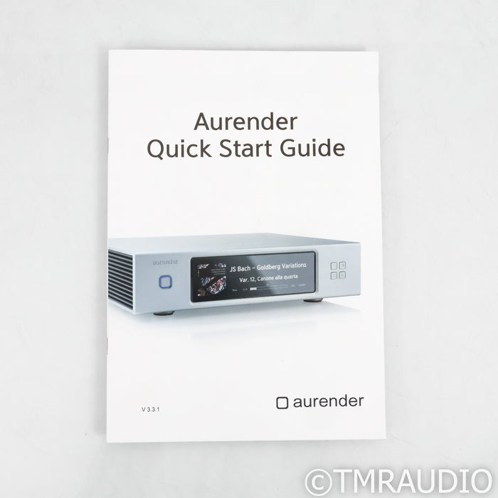 Aurender W20SE Music Server & Streamer; 4TB HDD