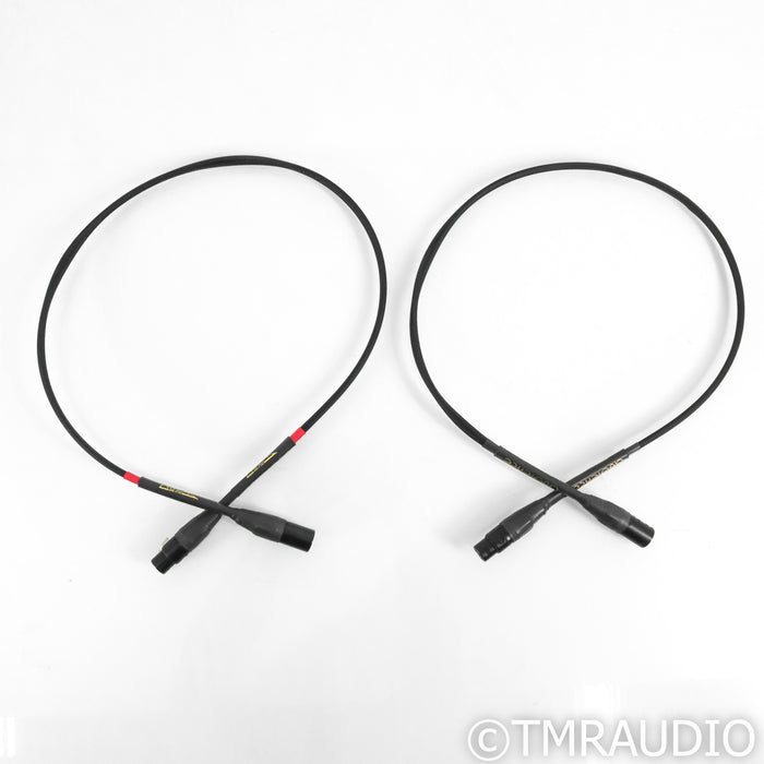 Audience Au24 XLR Cables; 1m Pair Balanced Interconnects
