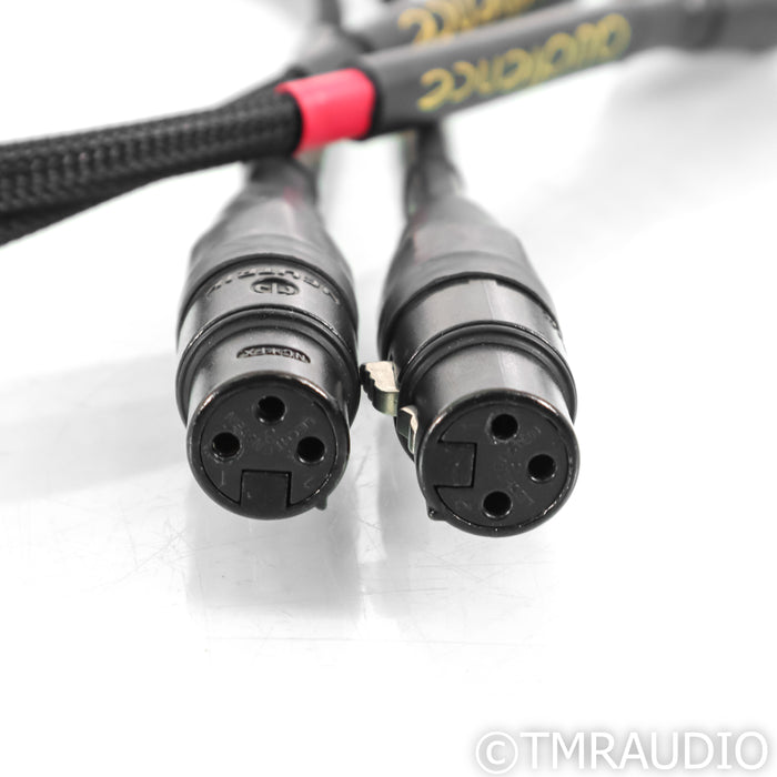 Audience Au24 XLR Cables; 1m Pair Balanced Interconnects