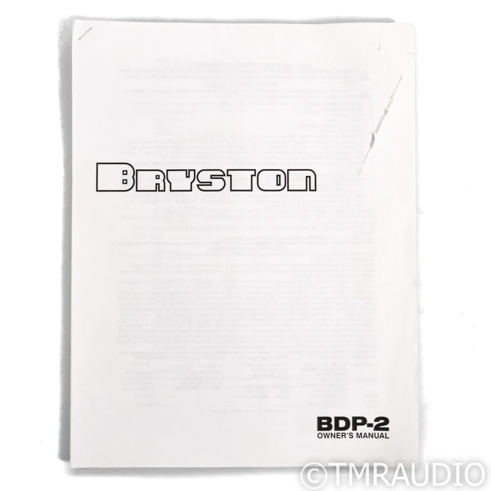 Bryston BDP-2 Music Streamer
