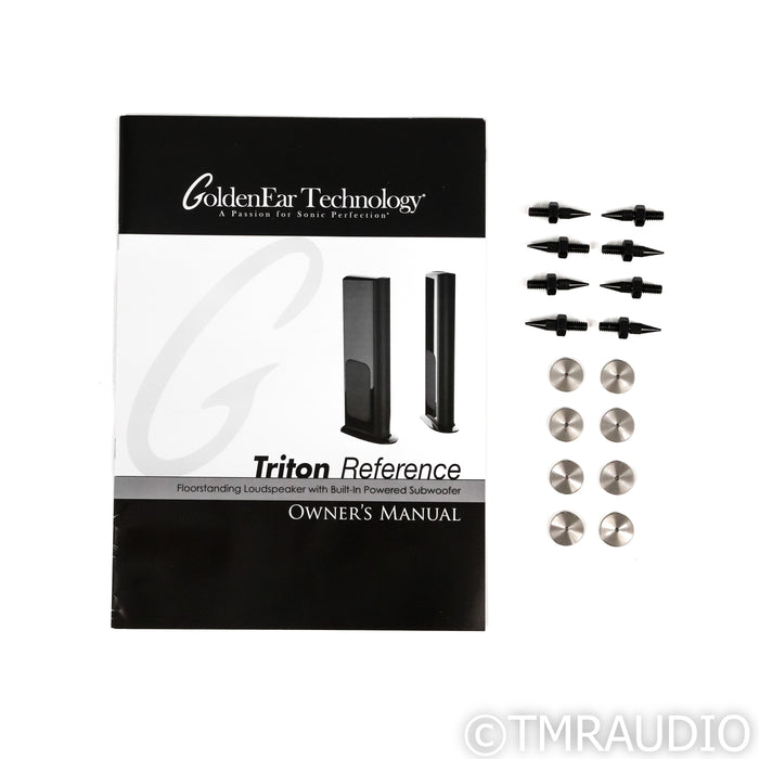 GoldenEar Triton Reference Floorstanding Speakers; Black Pair