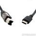 AudioQuest Carbon USB-C Cable; 0.75m USB C - USB B