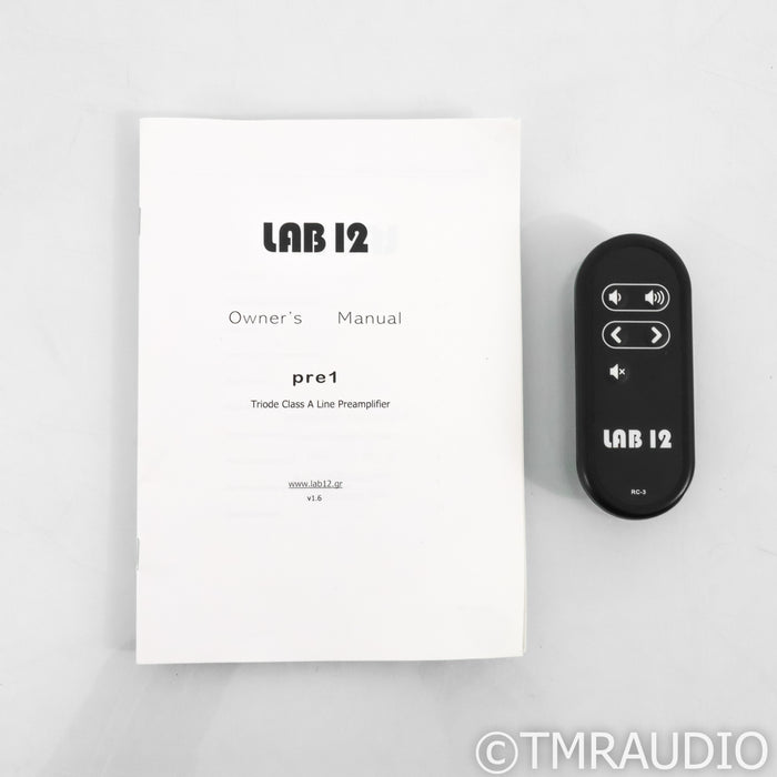 Lab12 Pre1 Stereo Tube Preamplifier (New Tubes)