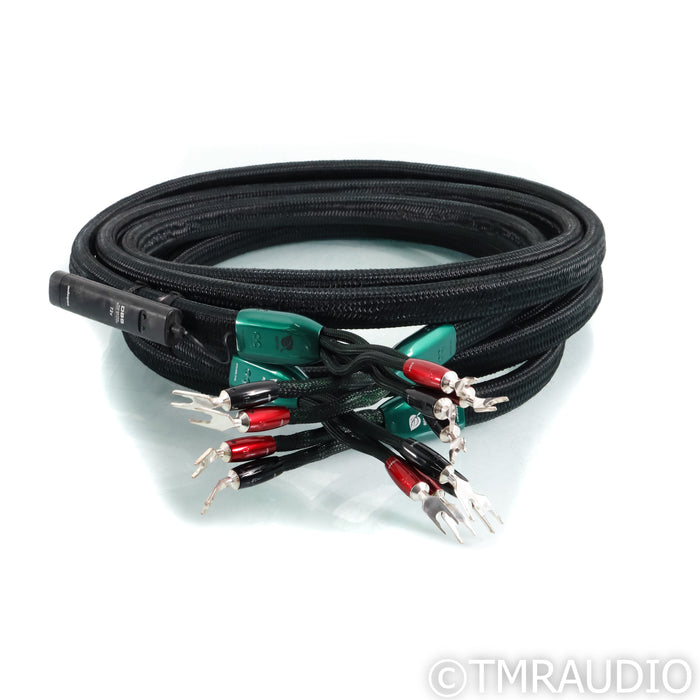 AudioQuest Aspen Bi-Wire Speaker Cables; 12ft Pair