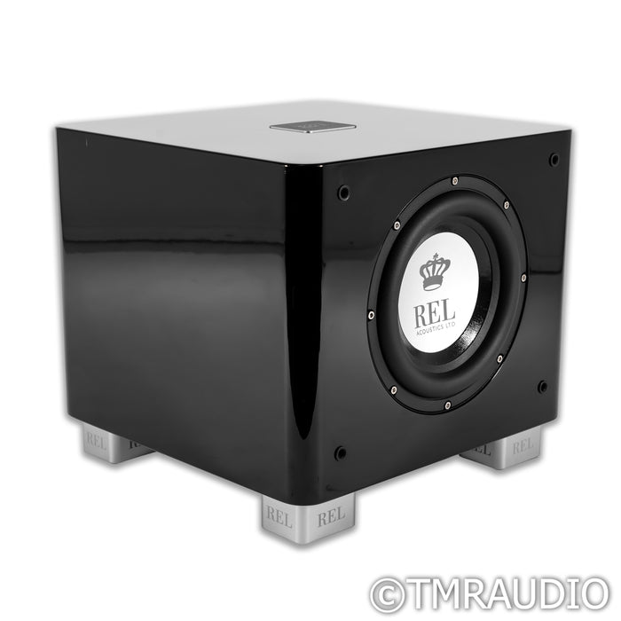REL Acoustics T/7x 8" Powered Subwoofer; Piano Black
