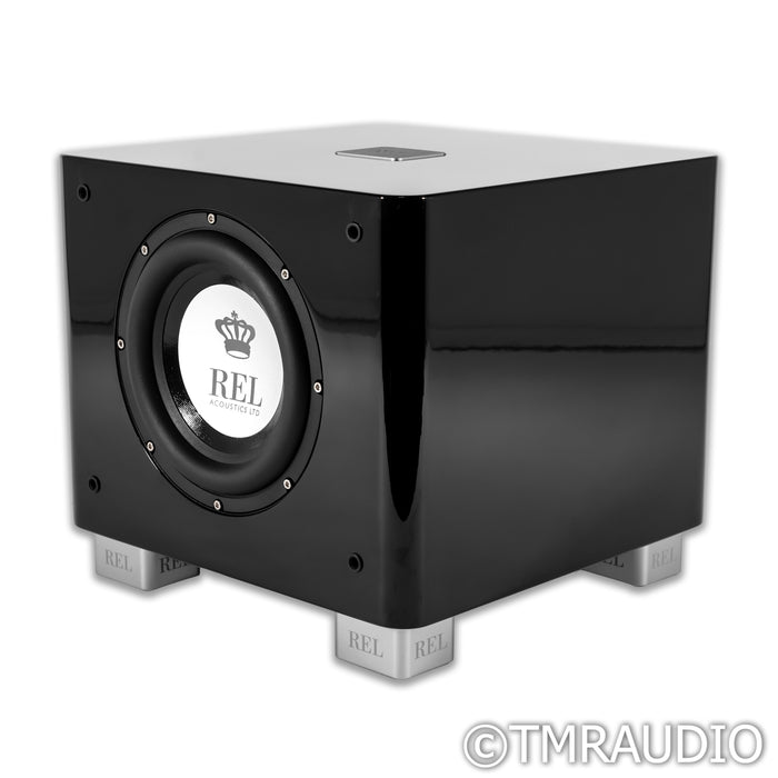 REL Acoustics T/7x 8" Powered Subwoofer; Piano Black