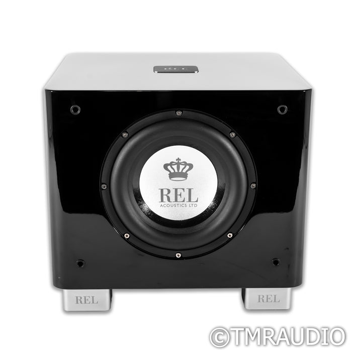 REL Acoustics T/7x 8" Powered Subwoofer; Piano Black