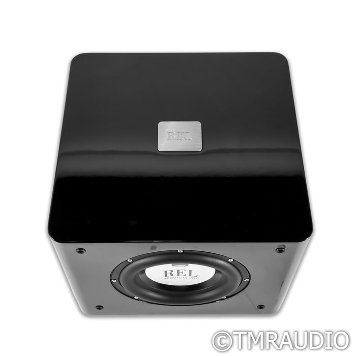 REL Acoustics T/7x 8" Powered Subwoofer; Piano Black