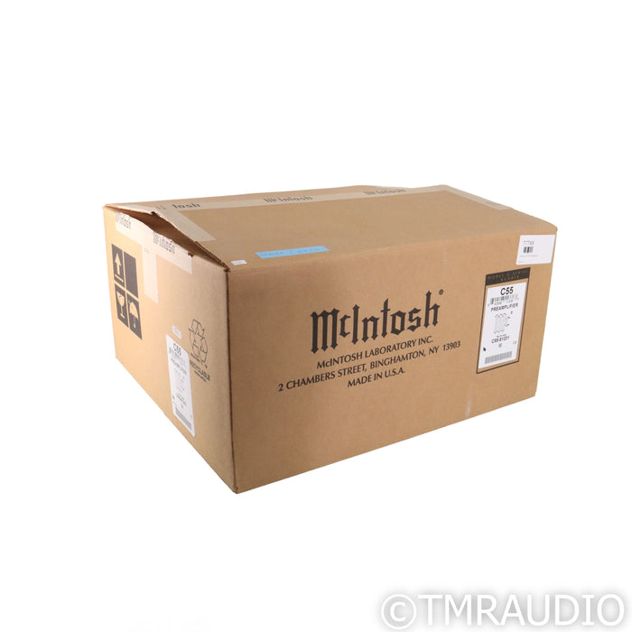 McIntosh C55 Stereo Preamplifier; MM & MC Phono (Mint / Unused)