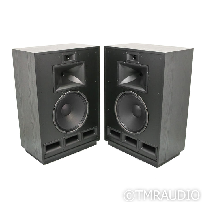 Klipsch Cornwall IV Floorstanding Speakers; Black Ash Pair w/ Upgraded Crossovers