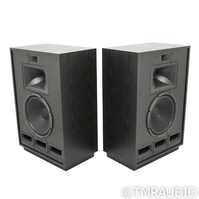Klipsch Cornwall IV Floorstanding Speakers; Black Ash Pair w/ Upgraded Crossovers