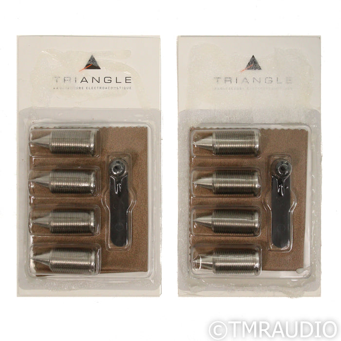 Triangle Genese Quartet Floorstanding Speakers; Black Pair (Demo w/ Warranty)