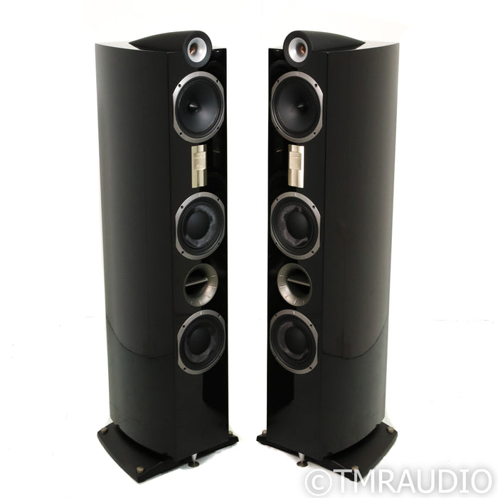 Triangle Genese Quartet Floorstanding Speakers; Black Pair (Demo w/ Warranty)