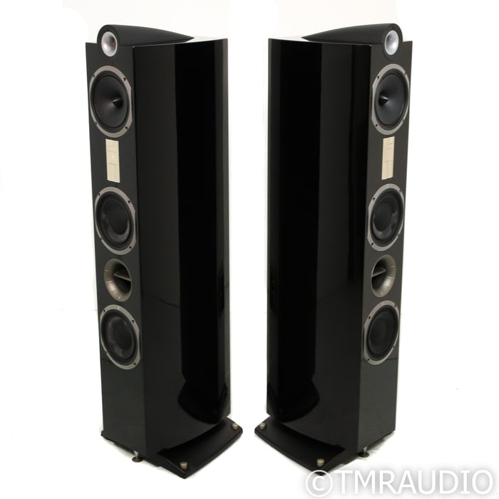 Triangle Genese Quartet Floorstanding Speakers; Black Pair (Demo w/ Warranty)