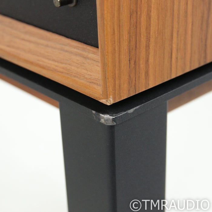Wharfedale Linton 85th Anniversary Bookshelf Speakers; Walnut Pair  with Stands