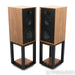 Wharfedale Linton 85th Anniversary Bookshelf Speakers; Walnut Pair  with Stands