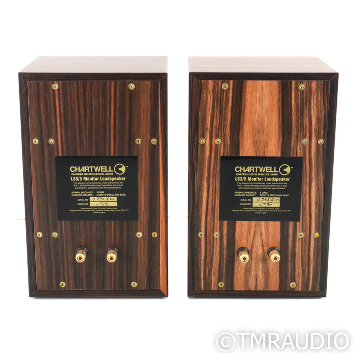 Graham Audio Chartwell LS3/5 Bookshelf Speakers; Ebony Pair