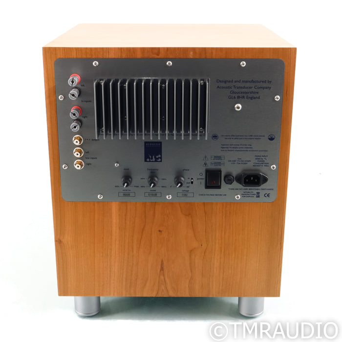 ATC C1 Sub Mk2 12" Powered Subwoofer; Cherry