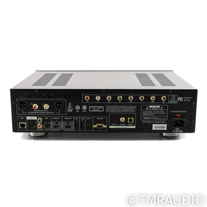 Oppo BDP-105 Universal Blu-ray Player; SACD & CD