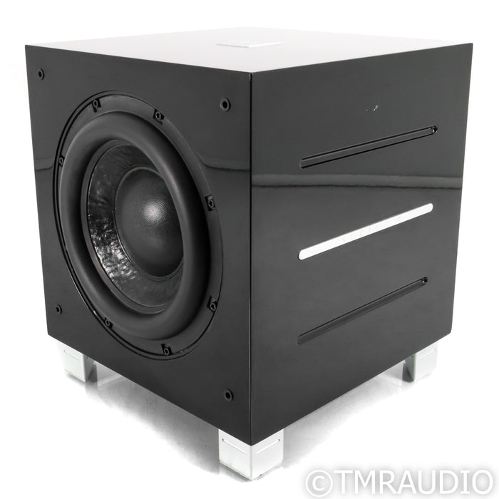 REL Acoustics R328 9" Powered Subwoofer; Gloss Black