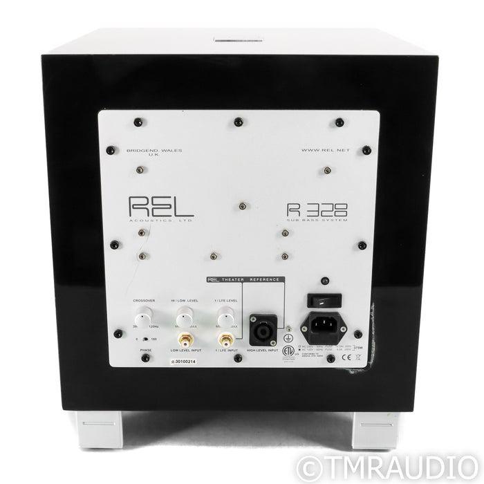 REL Acoustics R328 9" Powered Subwoofer; Gloss Black