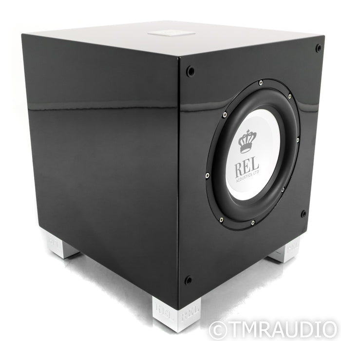 REL Acoustics T/7i 8" Powered Subwoofer; Black Gloss