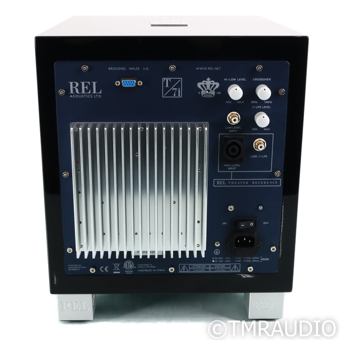 REL Acoustics T/7i 8" Powered Subwoofer; Black Gloss